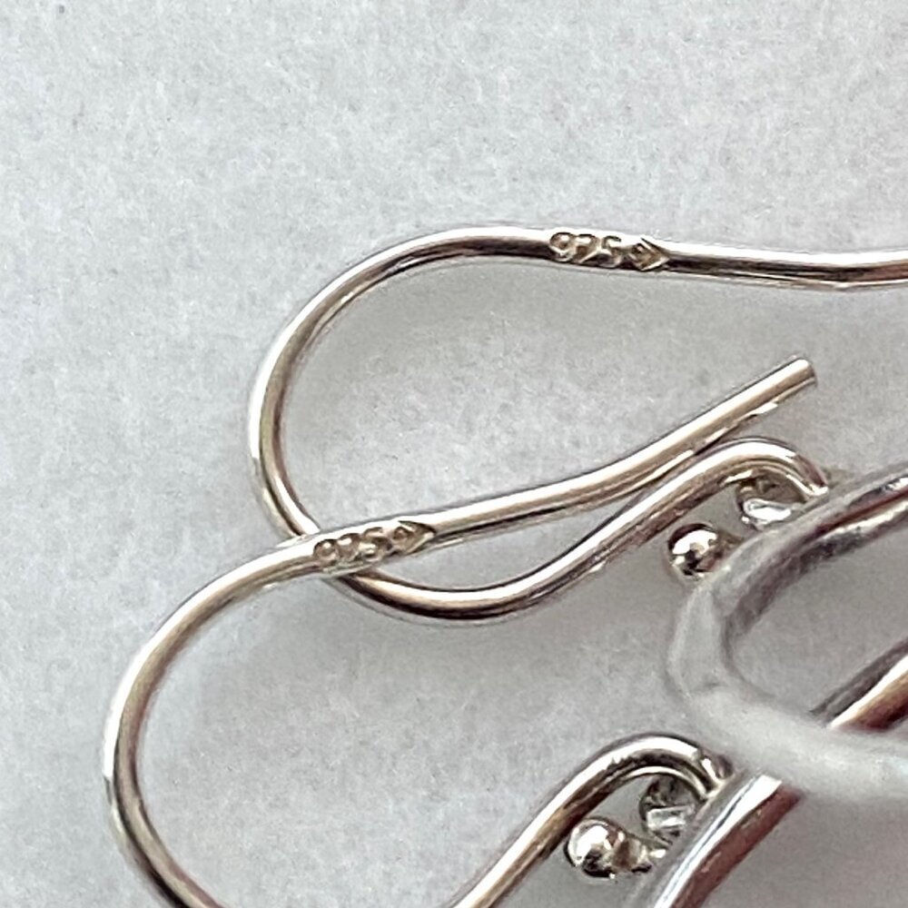 Silpada Sterling Silver 925 "Nod To Mod" Chandelier Hammered Dangle Earrings - Picture 13 of 16